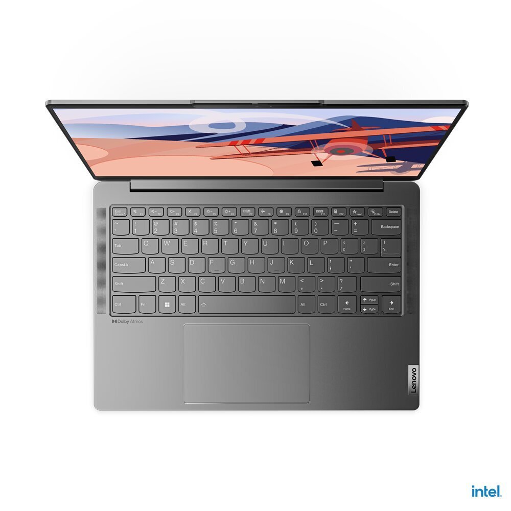 Lenovo Yoga Slim 6 14IAP8, 14'', WUXGA, OLED, i7, 16 GB, 512 GB, ENG, storm gray - Notebook cena un informācija | Portatīvie datori | 220.lv