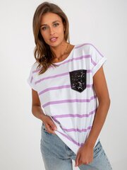 Женская светло-фиолетовая блузка с принтом цена и информация | Женские блузки, рубашки | 220.lv