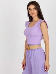Женская блуза с кружевом, фиолетовая цена и информация | Женские блузки, рубашки | 220.lv