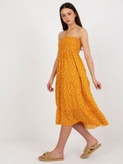 Sieviešu kleita ar dzeltenu apdruku cena un informācija | Kleitas | 220.lv