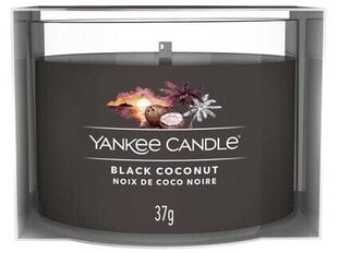 Свеча в стакане Yankee Candle Черный Кокос 37 г цена и информация | Подсвечники, свечи | 220.lv