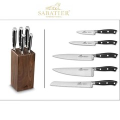 Набор кухонных ножей Sabatier International с подставкой, 6шт. цена и информация | Ножи и аксессуары для них | 220.lv