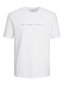 Jack&Jones T-krekls zēniem 12237435, balts цена и информация | Zēnu krekli | 220.lv