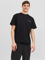 Jack&Jones T-krekls vīriešiem 5715429270358, melns cena un informācija | Vīriešu T-krekli | 220.lv