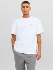 Jack&Jones t-krekls vīriešiem 5715429270365, balts cena un informācija | Vīriešu T-krekli | 220.lv