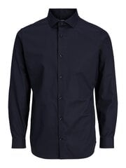 Мужская рубашка Jack & Jones 12227385*02, черная, 5715369787244 цена и информация | Мужские рубашки | 220.lv
