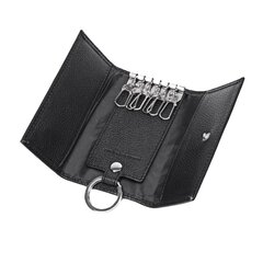 Унисекс кожаный чехол для ключей ZEVENTO-7 цена и информация | Женские кошельки, держатели для карточек | 220.lv