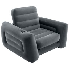 Intex izvelkams krēsls, 117x224x66 cm, tumši pelēks cena un informācija | Piepūšamie matrači un mēbeles | 220.lv