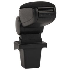vidaXL automašīnas roku balsts, melns, 14x33x(32-48,5) cm, ABS cena un informācija | Auto piederumi | 220.lv
