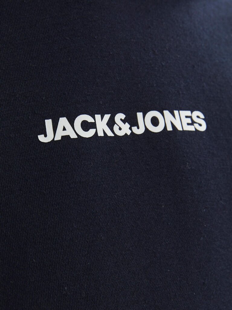 Jack & Jones bērnu sporta krekls 12237402*01, tumši zils/balts 5715425305078 cena un informācija | Zēnu jakas, džemperi, žaketes, vestes | 220.lv