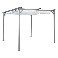 Pergola DKD Home Decor, pelēka un balta цена и информация | Беседки, навесы, тенты | 220.lv