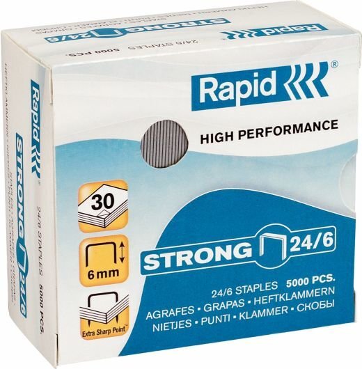 Skavas Rapid staples strong, 5000 gab. cena un informācija | Kancelejas preces | 220.lv