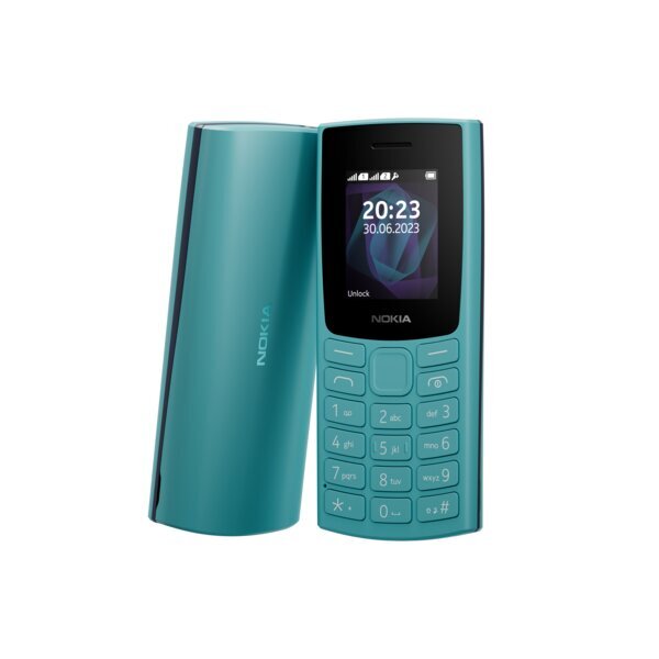 Nokia 105 (2023) TA-1551 4G Dual SIM Blue cena un informācija | Mobilie telefoni | 220.lv