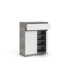 Шкаф Naia, белый/серый цена и информация | Шкафчики в гостиную | 220.lv