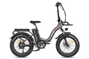 Elektriskais velosipēds FAFREES F20 Max, 20", pelēks, 500W, 22,5Ah цена и информация | Электровелосипеды | 220.lv