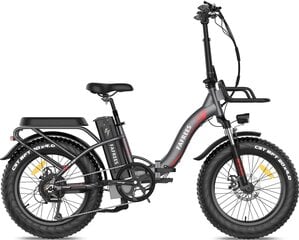 Elektriskais velosipēds FAFREES F20 Max, 20", pelēks, 500W, 22,5Ah cena un informācija | Elektrovelosipēdi | 220.lv