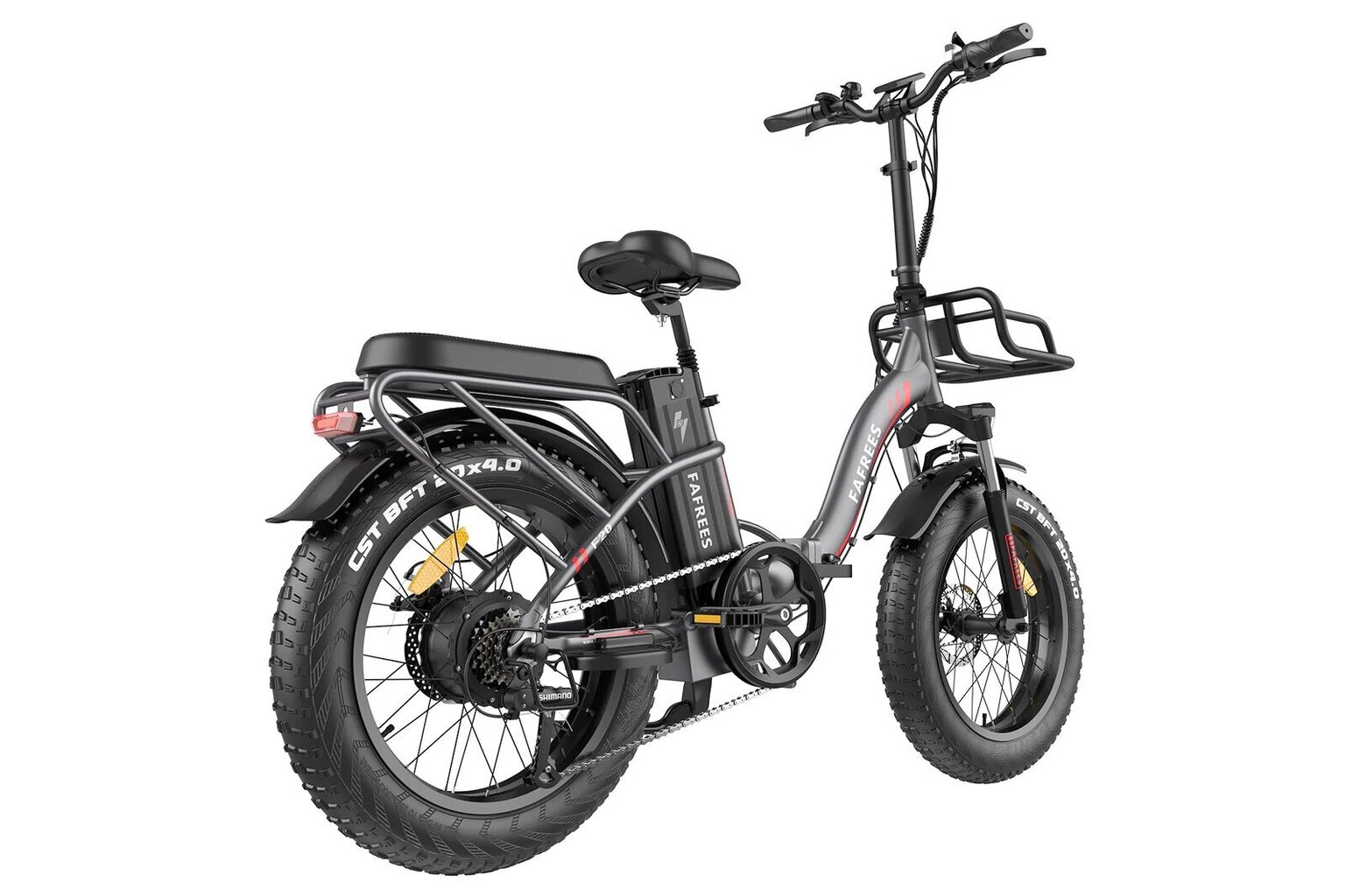 Elektriskais velosipēds FAFREES F20 Max, 20", pelēks, 500W, 22,5Ah cena un informācija | Elektrovelosipēdi | 220.lv