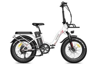 Elektriskais velosipēds FAFREES F20 Max, 20", balts, 500W, 22,5Ah цена и информация | Электровелосипеды | 220.lv