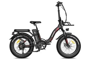 Elektriskais velosipēds FAFREES F20 Max, 20", melns, 500W, 22,5Ah цена и информация | Электровелосипеды | 220.lv