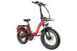 Elektriskais velosipēds FAFREES F20 Max, 20", sarkans, 500W, 22,5Ah цена и информация | Elektrovelosipēdi | 220.lv