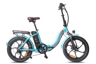 Электровелосипед FAFREES F20 Pro, 20", голубой, 250Вт, 18Ач цена и информация | Электровелосипеды | 220.lv