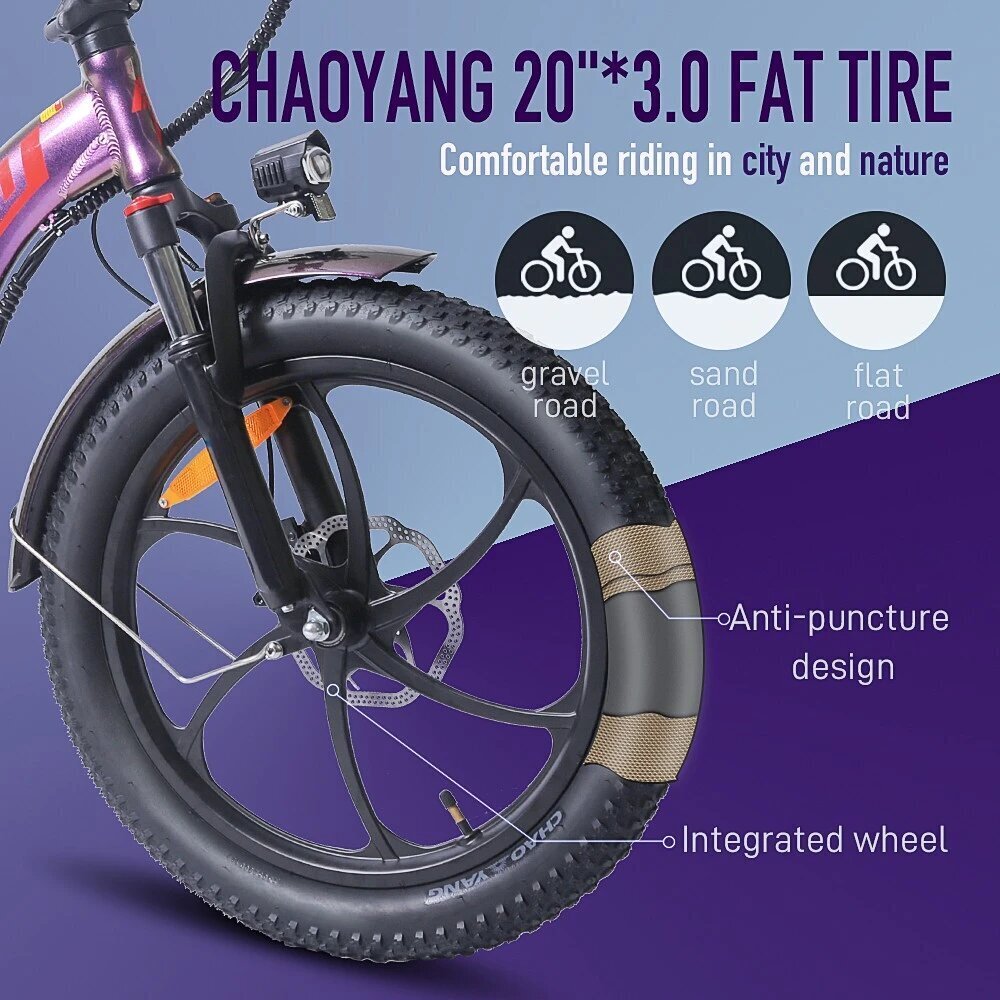 Elektriskais velosipēds FAFREES F20 Pro, 20", gaiši zils, 250W, 18Ah cena un informācija | Elektrovelosipēdi | 220.lv