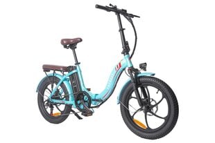 Elektriskais velosipēds FAFREES F20 Pro, 20", gaiši zils, 250W, 18Ah цена и информация | Электровелосипеды | 220.lv