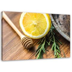Печать холста, лимон и розмари 39,99 цена и информация | Картины | 220.lv