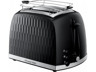 Russell Hobbs Honey Comb 26061-56 black 850 W цена и информация | Тостеры для еды | 220.lv