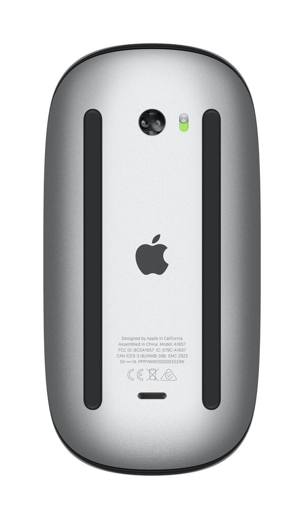 Apple Magic Mouse - Black Multi-Touch Surface - MMMQ3ZM/A цена и информация | Peles | 220.lv