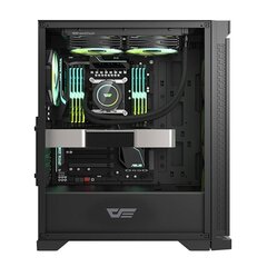 Darkflash DK361 computer case + 4 fans (black) цена и информация | Корпуса | 220.lv