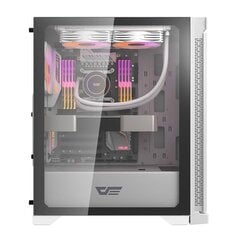 Darkflash DK361 computer case + 4 fans (white) цена и информация | Корпуса | 220.lv