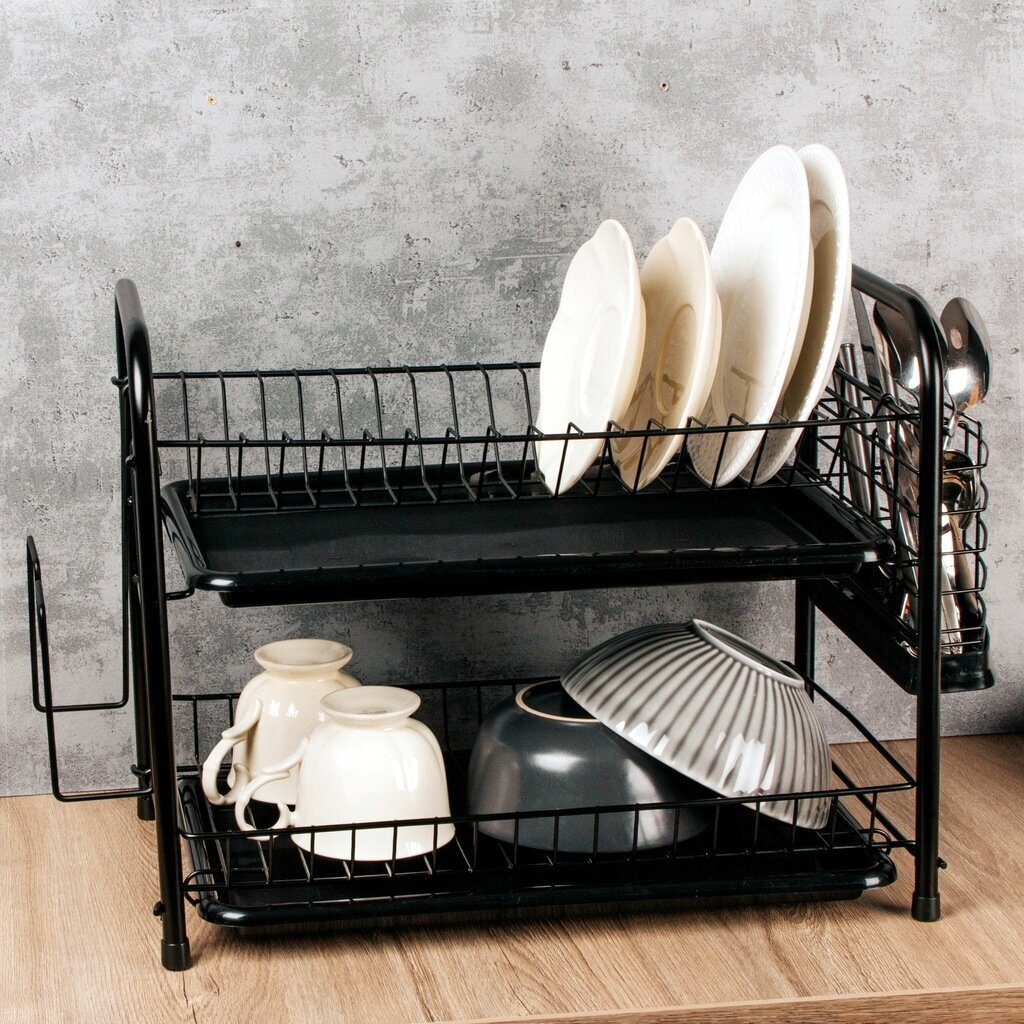 Ruhhy 19163 two-level dish drainer