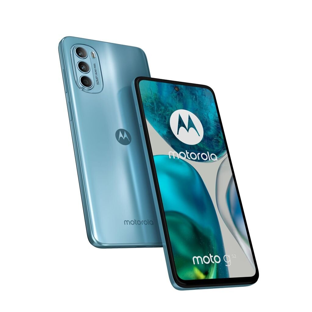 Motorola Moto G52 4/256GB Glacier Blue cena un informācija | Mobilie telefoni | 220.lv