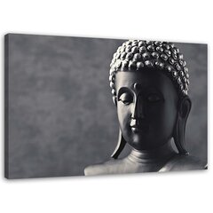 Печать холста, Будда на сером фоне 39,99 цена и информация | Картины | 220.lv