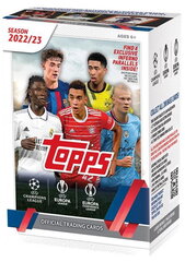 Futbola kārtis Topps UEFA Club Competitions 2022/2023 Blaster Box cena un informācija | Kolekcionējamas kartiņas | 220.lv