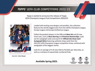 Футбольные карточки Topps UEFA Club Competitions 2022/2023 Blaster Box, 7 x 6 шт. цена и информация | Коллекционные карточки | 220.lv