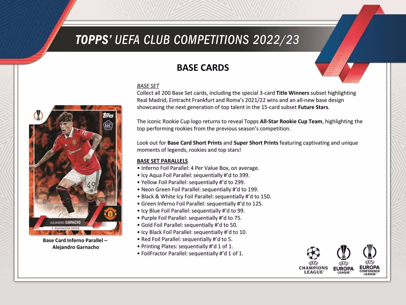 Futbola kārtis Topps UEFA Club Competitions 2022/2023 Blaster Box cena un informācija | Kolekcionējamas kartiņas | 220.lv