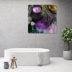 Glezna uz audekla, Zen spa svece violeta cena un informācija | Gleznas | 220.lv
