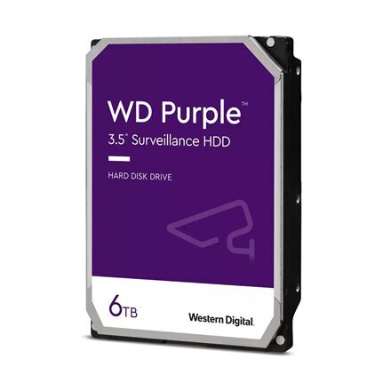Western Digital Purple WD64PURZ cena un informācija | Iekšējie cietie diski (HDD, SSD, Hybrid) | 220.lv