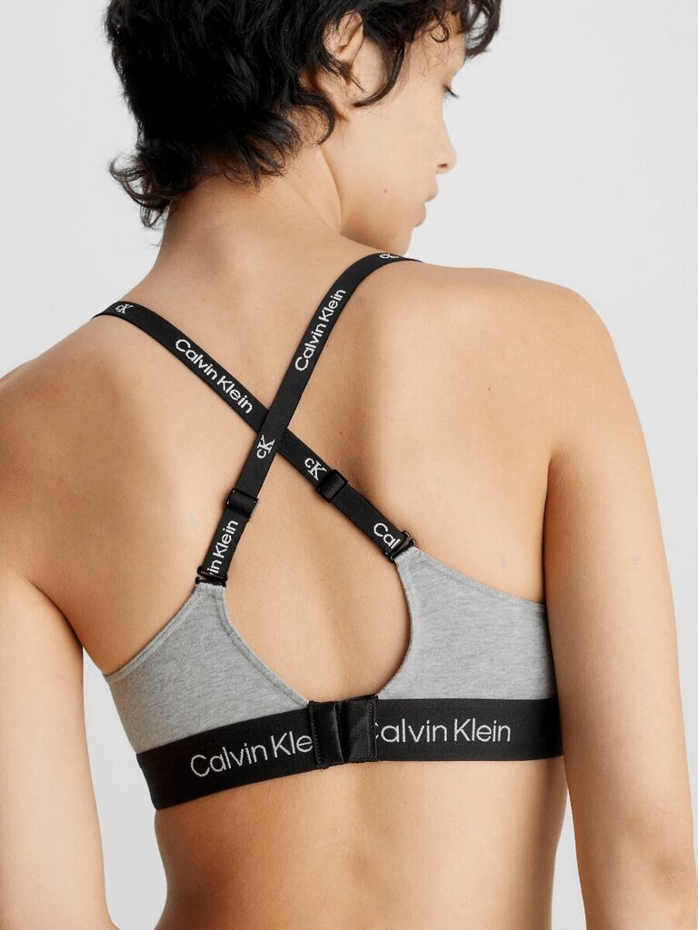 Calvin Klein krūšturis sievietēm 545664482, pelēks cena un informācija | Krūšturi | 220.lv