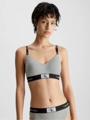 CALVIN KLEIN Lght Lined Bralette Grey Heather 545664482 цена и информация | Бюстгальтеры | 220.lv