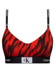 Calvin Klein krūšturis sievietēm 545664477, sarkans/melns cena un informācija | Krūšturi | 220.lv