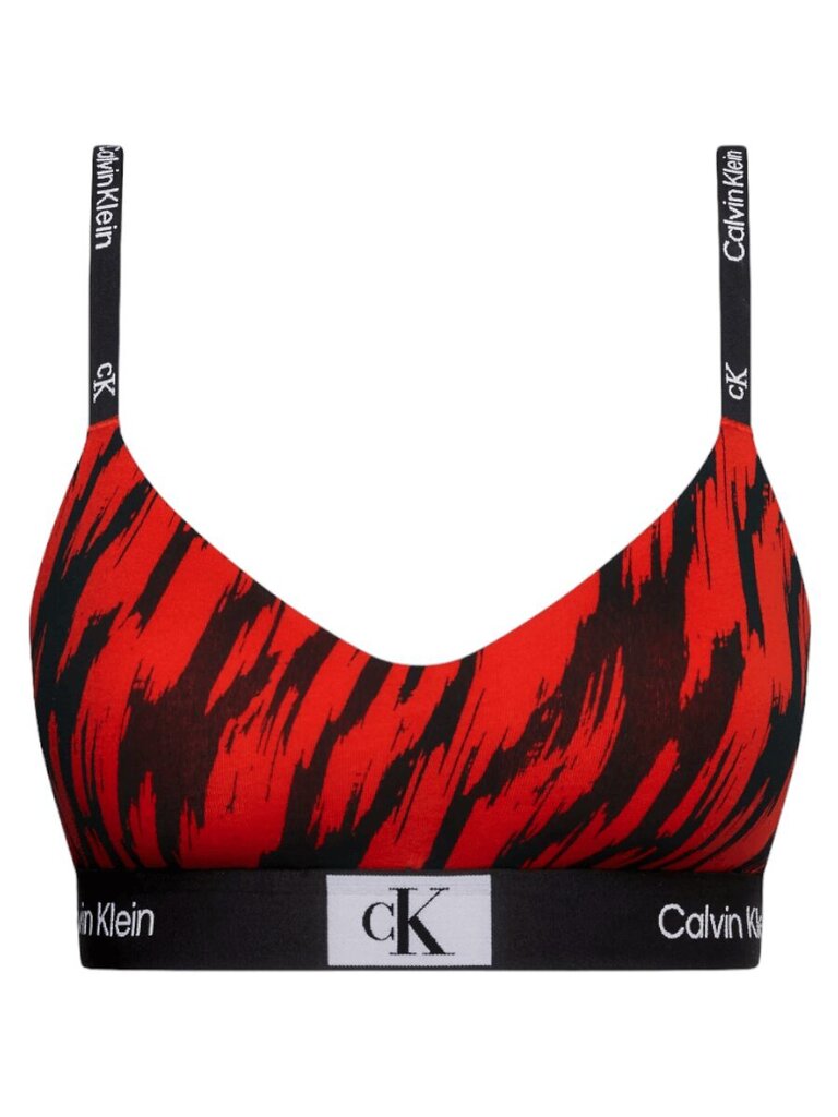 Calvin Klein krūšturis sievietēm 545664477, sarkans/melns цена и информация | Krūšturi | 220.lv