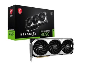 MSI GeForce RTX 4090 Ventus 3X цена и информация | Видеокарты (GPU) | 220.lv