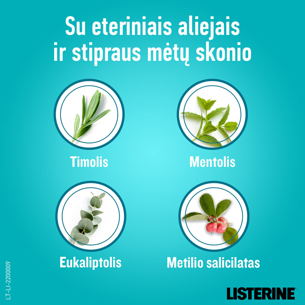 Mutes skalojamais līdzeklis LISTERINE Coolmint 95 ml цена и информация | Zobu pastas, birstes | 220.lv