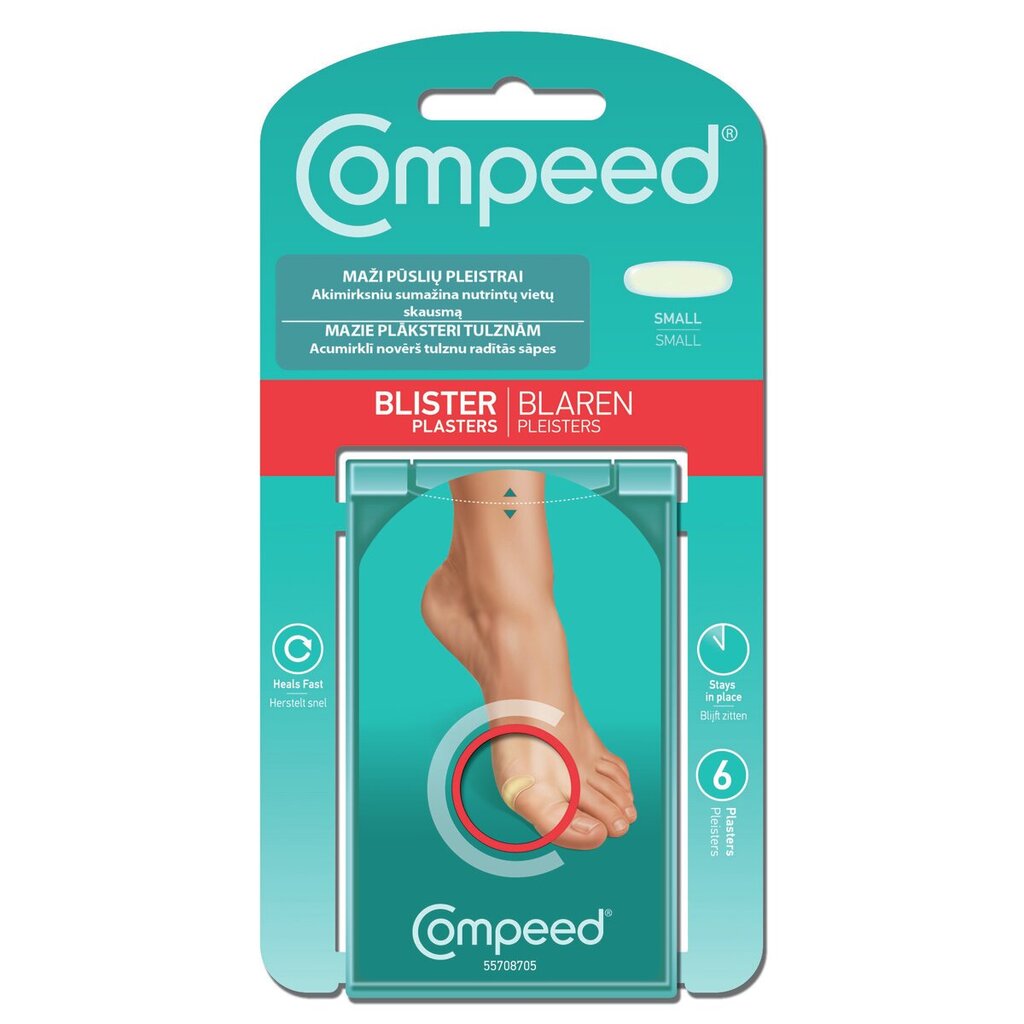 COMPEED, plāksteri tulznām, mazi, 6 gab. cena un informācija | Pirmā palīdzība | 220.lv