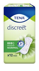 Прокладки Tena Discreet Normal 12 шт. цена и информация | Тампоны, гигиенические прокладки для критических дней, ежедневные прокладки | 220.lv