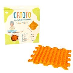 Ortoto Коврики-пазлы Маленькие Пирамидки (оранжевый) цена и информация | Развивающие коврики | 220.lv