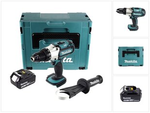 Аккумуляторная дрель Makita DDF 451 G1J цена и информация | Шуруповерты, дрели | 220.lv